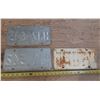 Image 2 : (3) Saskatchewan License Plates. [(1) 1961 and (2) 1980's]