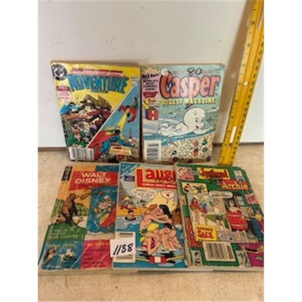 5- mini comic books
