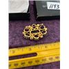 Image 2 : Blue stone brooch
