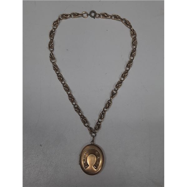 8" necklace with locket