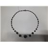 Image 1 : 9" crystal beaded necklace