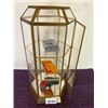 Image 1 : Glass display case 6" by 12"