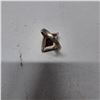 Image 1 : 925 silver ring with maroon color stone and smaller stones
