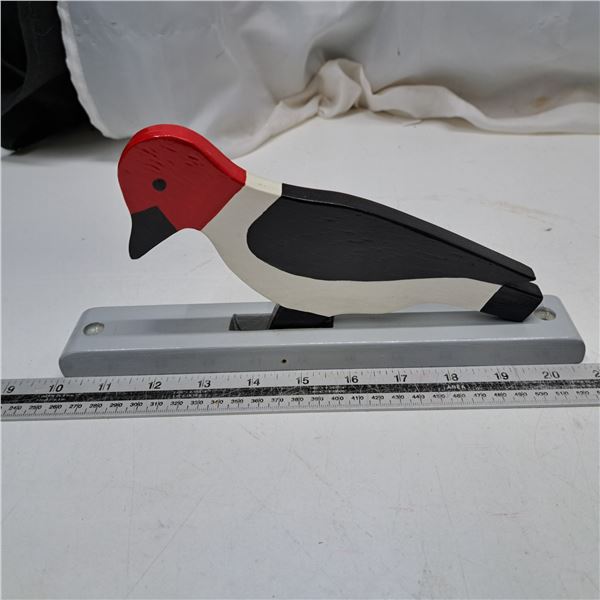 wood woodpecker decoration