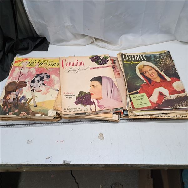 lot of various magazines and news papers