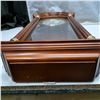 Image 2 : wooden wall clock- 28" by 12"