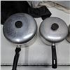 Image 3 : lot of 4 metal pots with lids