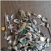 Image 2 : Various spoons some silver and various letter openers