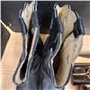 Image 3 : Used pipe from ireland, grooming kit and cowboy boots (size 7 mens?, measure 11.5" heel to toe)