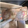 Image 4 : Various soda glass bottles, pepsi, coke and 7up and 2 damaged licence plates