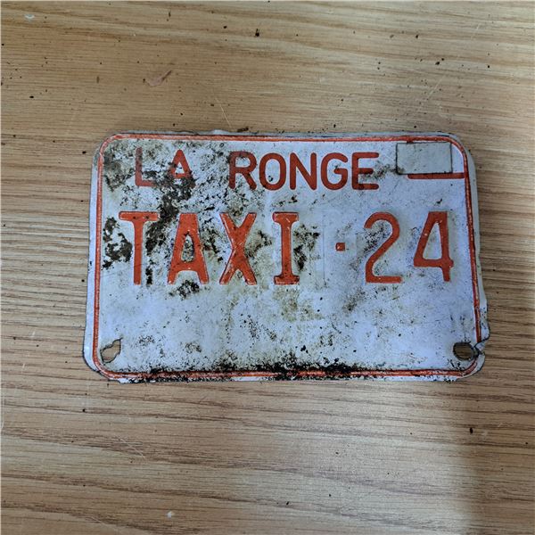 1 la ronge licence plate