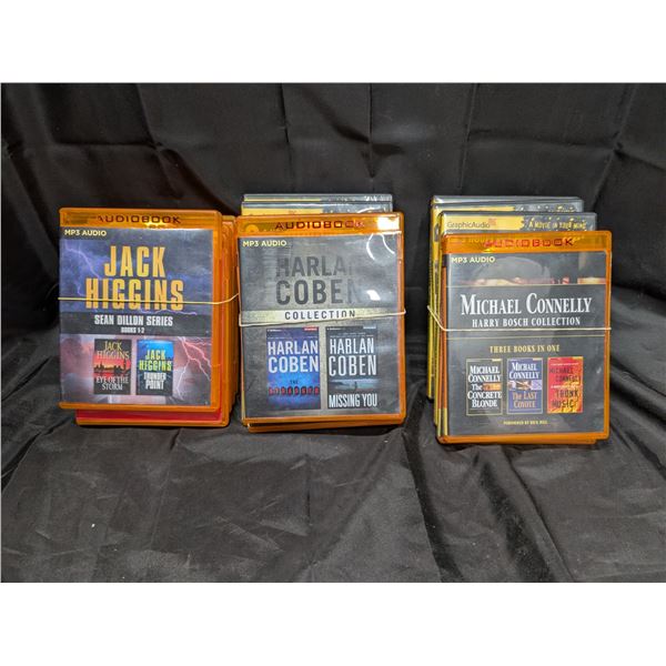 Collection of MISC. Audio books (Jack Higgins, Harlan Coben, and etc.)