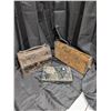 Image 1 : Vintage Foot warmer, Metal Lunch Kit, and first aid kit