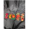 Image 1 : (4) Chalkware Items, fruits and flowers