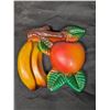 Image 3 : (4) Chalkware Items, fruits and flowers