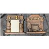 Image 1 : (2) Chalkware items, Key holder, Note pad Holder