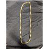 Image 1 : Vintage 17" Faux Pearl Necklace Yellow