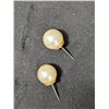 Image 4 : (4) Vintage Faux Pearl Earrings