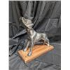 Image 1 : Grey Hound statue 12"x10"tall