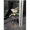 Image 3 : (2) 1980s Franklin Mint Crystal Bell birds (One damaged but pieces all there) w/24 KT gold rim