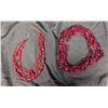 Image 1 : (2) Red necklaces
