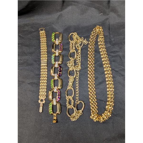 (2) 10" Long Necklaces (2) Bracelets