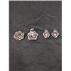Image 1 : Rose Pattern ring Pendent, Earrings