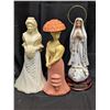 Image 2 : Pairs items, Woman Statues, Avon Bottles of Eiffel Tower, and etc.