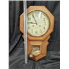 Image 2 : Old Timer 31 Day Wall Clock w/ Key + Pendulum Regulator