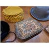 Image 3 : Assorted Vintage Hats, Purse, Mirrors & Brushes (backings are stained)