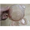 Image 3 : Pink depression glass bowls