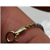 Image 4 : 10k Two Tone Gold Necklace, White and Yellow Gold