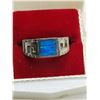 Image 2 : [Size 8] Opal Stone Sterling Silver Ring