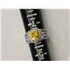 Image 5 : [Size 6] yellow Heart Sterling Silver Ring