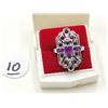 Image 1 : Purple Stones Ladies Ring