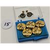 Image 1 : Masonic Antique Earrings, Newer Bottoms