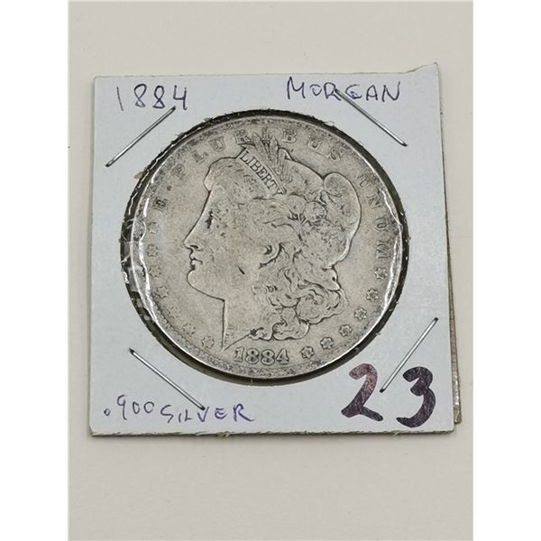 1884 Morgan Silver Dollar