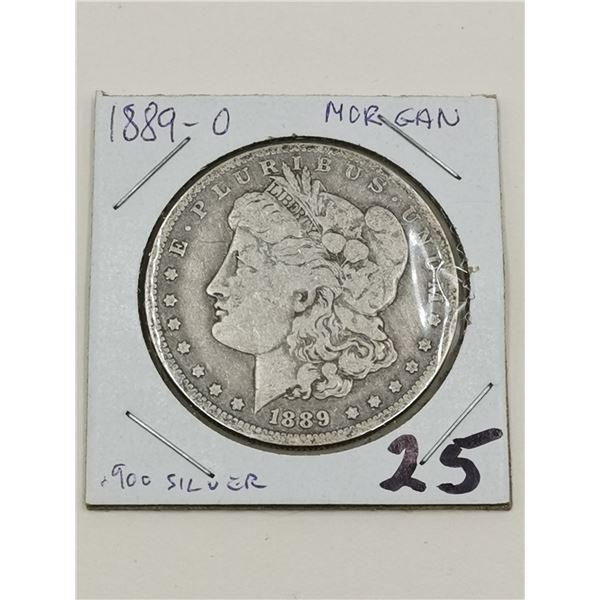 1889-0 Morgan Silver Dollar