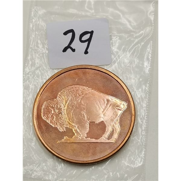 Buffalo 1oz Copper Coin