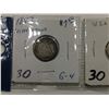 Image 2 : 1853 Arrows and 1876-5 U.S Silver Dimes