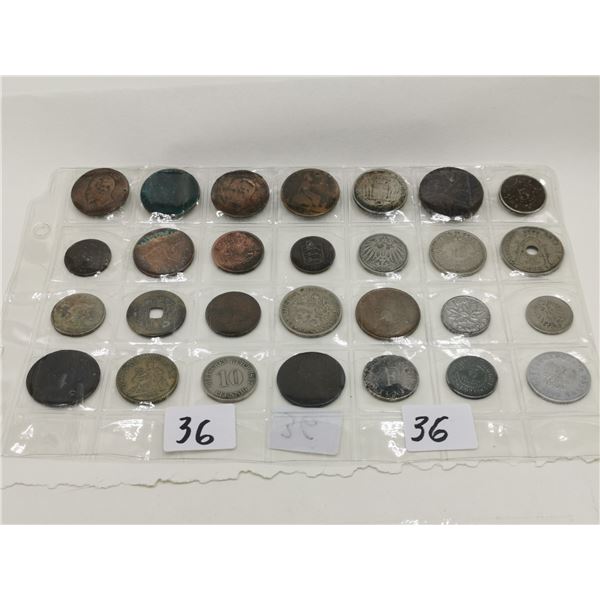 28 Older World Coins