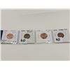 Image 1 : Four Different 1979 1 Cent Coins, Errors