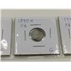 Image 3 : 1896, 1890 H, 1899 5 Cent Coins
