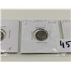 Image 3 : Set of 1902 5 Cent COins, Small H, Large H, Reg