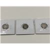 Image 5 : Set of 1902 5 Cent COins, Small H, Large H, Reg