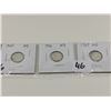 Image 1 : 1905, 1906, 1907 N.D 5 Cent Coin Set