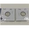 Image 2 : 1905, 1906, 1907 N.D 5 Cent Coin Set