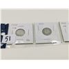 Image 2 : 1900, 1921, 1930, 1936 Silver 10 Cent Coins