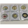 Image 3 : 4 UNC 1 Dollar Coins + 4 UNC 2 Dollar Coins