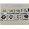 Image 4 : 4 UNC 1 Dollar Coins + 4 UNC 2 Dollar Coins